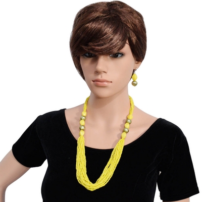Yellow Jeko Moti Antique Necklace