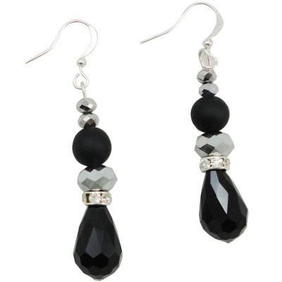 Black Beads Designer Necklace