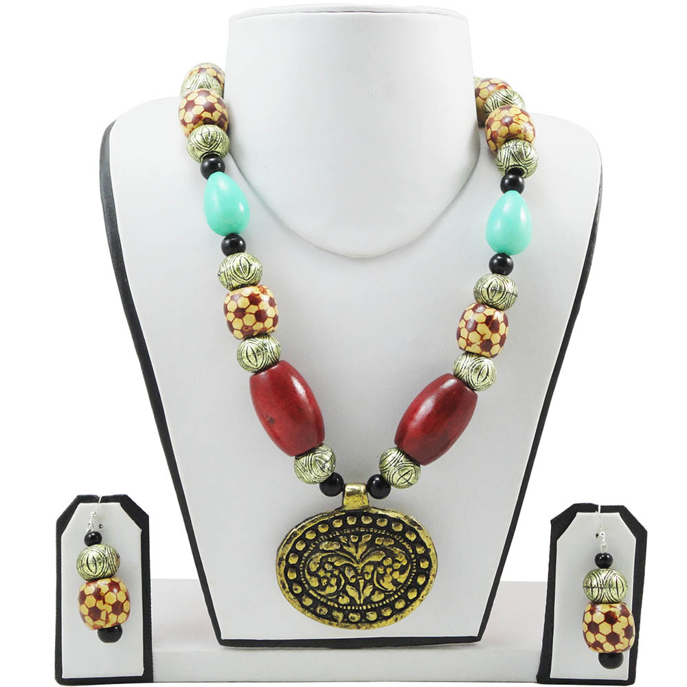 Antique Designer Beads Necklace | Fashionvalley