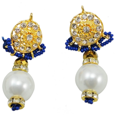 Blue Jeko Moti Traditional Necklace