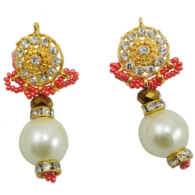 Rosy Pink Jeko Moti Traditional Necklace