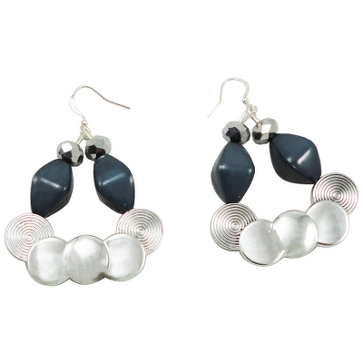 Gray Crystal Beads Designer Necklace