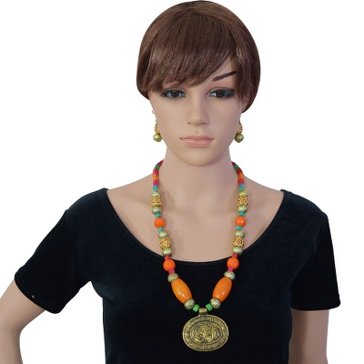 Wooden Beads Designer Necklace
