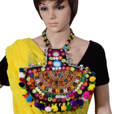 Kutchi Bharat Necklace For Chaniya Choli