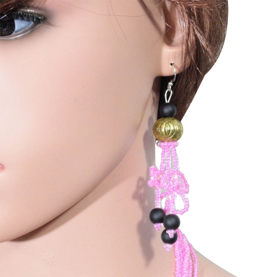 Pink Beads Designer Necklace