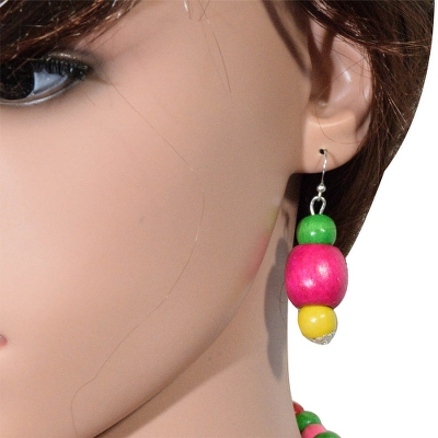 Wooden Beads Designer Necklace