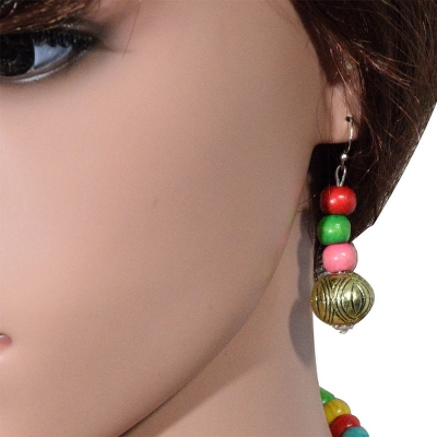 Wooden Beads Antique Necklace