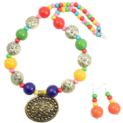 Designer Beads Antique Necklace