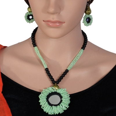 Jeko Moti Handmade Necklace for Chaniya Choli