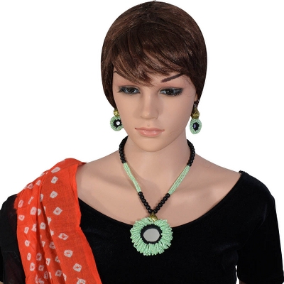 Jeko Moti Handmade Necklace for Chaniya Choli