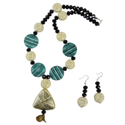 Trendy Coin Beads Necklace