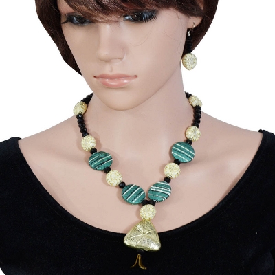 Trendy Coin Beads Necklace