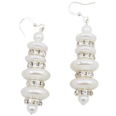 White Coin Beads Designer Handmade Necklace