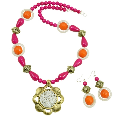 Antique Beads Designer Necklace