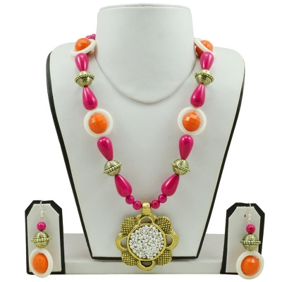 Antique Beads Designer Necklace