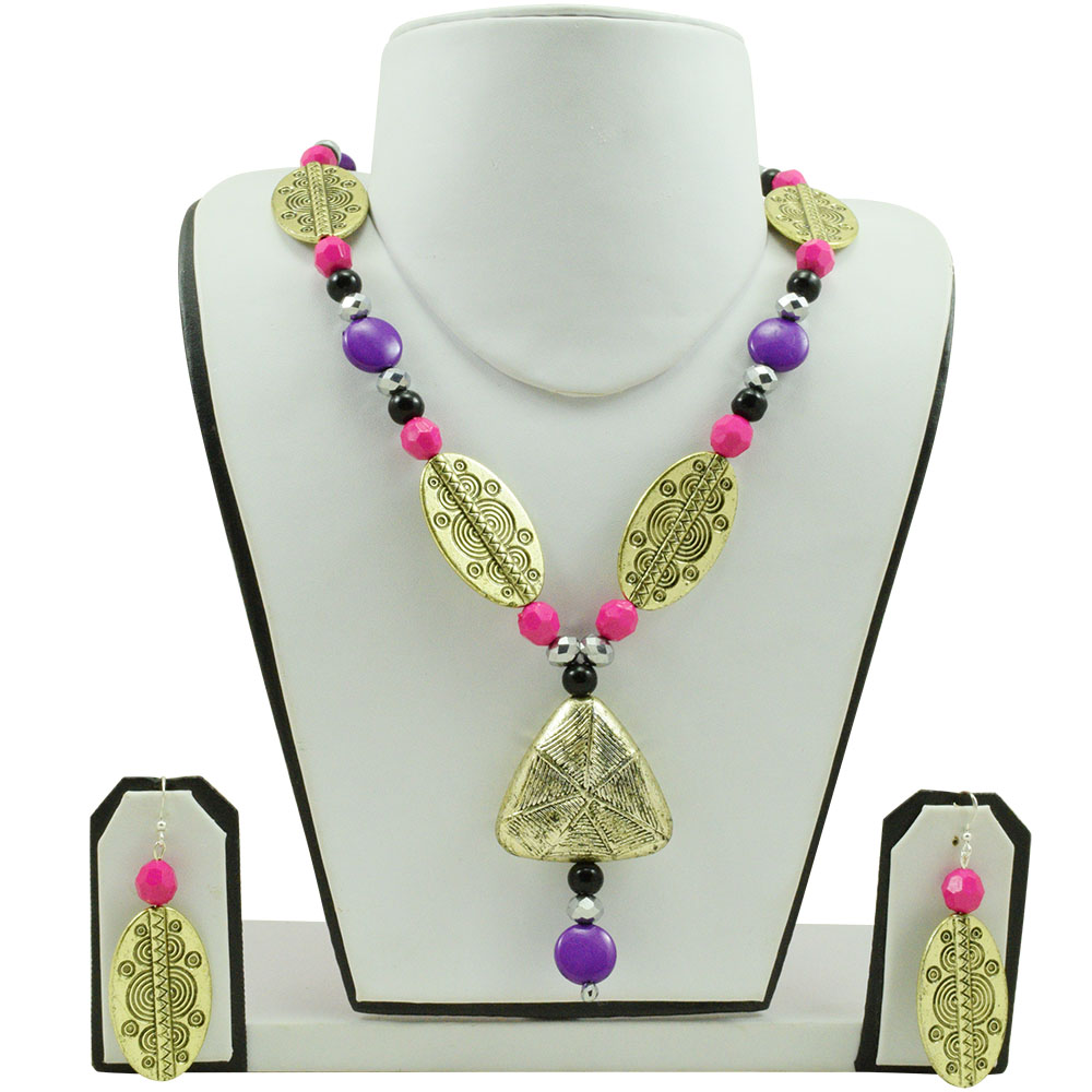 Antique Beads Designer Necklace