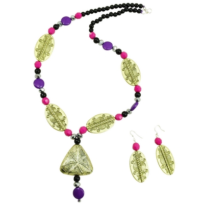 Antique Beads Designer Necklace