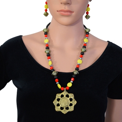 Designer Beads Antique Necklace