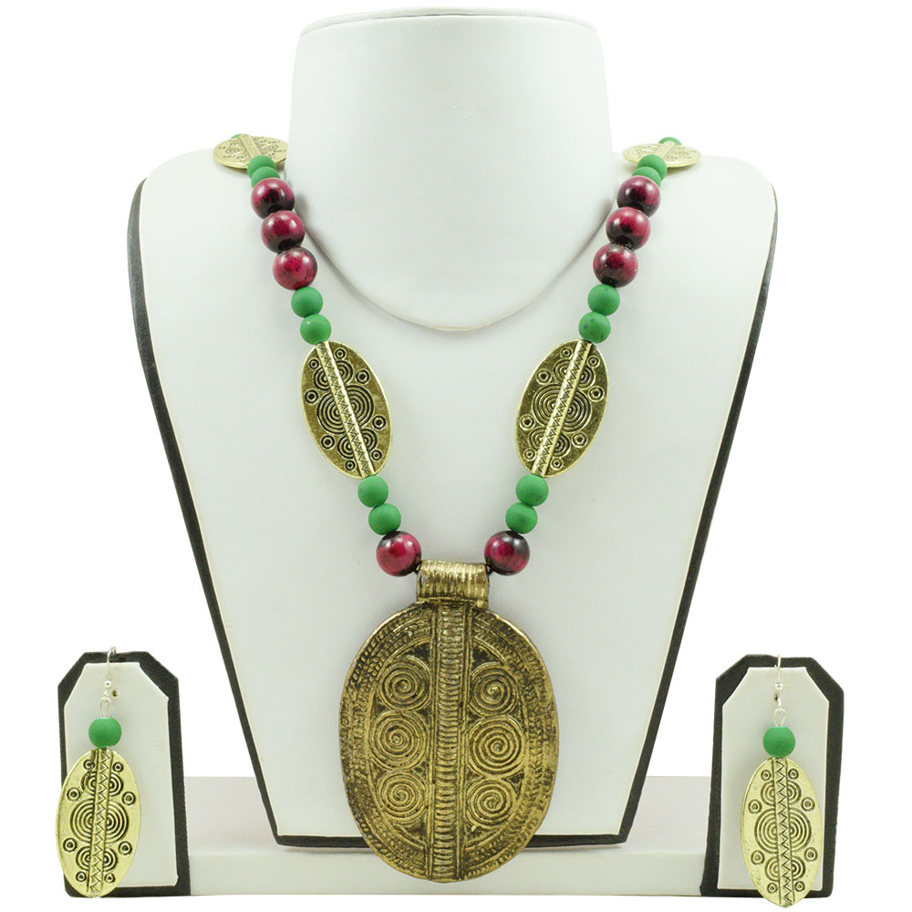 Designer Beads Antique Necklace