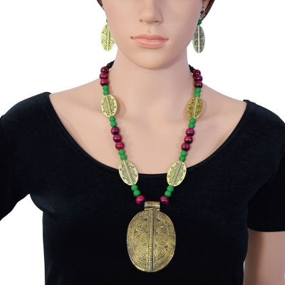 Designer Beads Antique Necklace