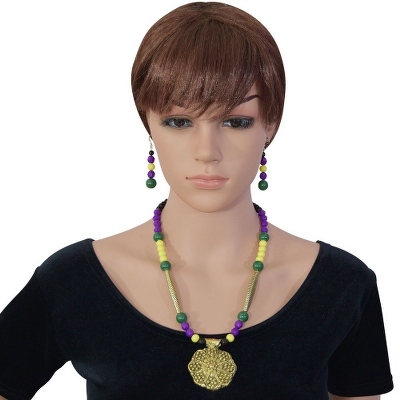 Multi Color Beads Designer Necklace