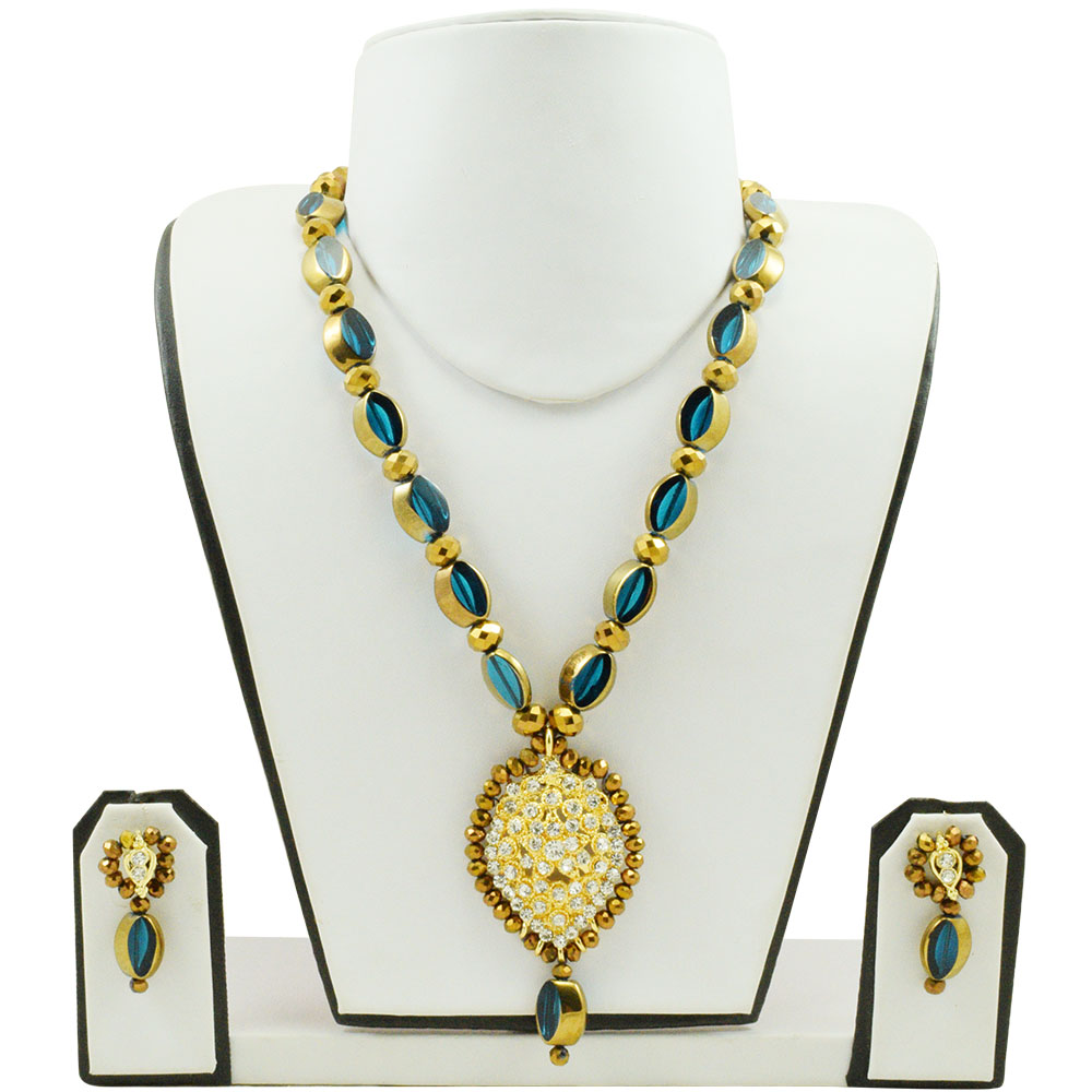 Brown Beads Designer Necklace