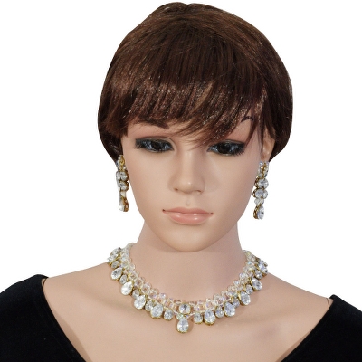 Rainbow Beads Kundan Necklace Set