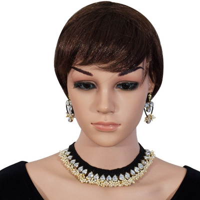 Black Jeko Moti Designer Necklace Set