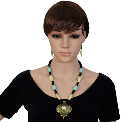 Designer Antique Beads Necklace Set