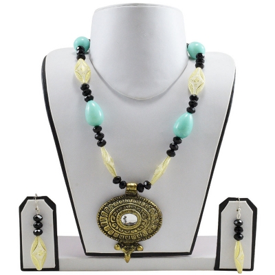Designer Antique Beads Necklace Set