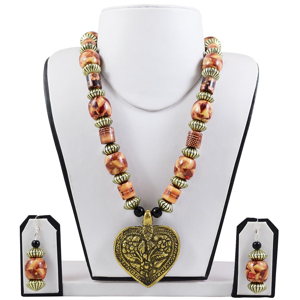 Designer Beads Antique Necklace Set