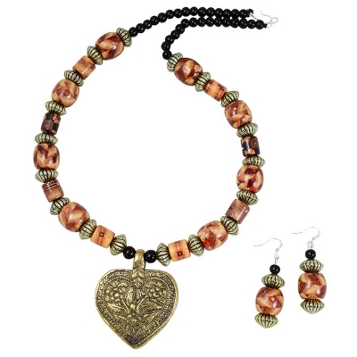Designer Beads Antique Necklace Set