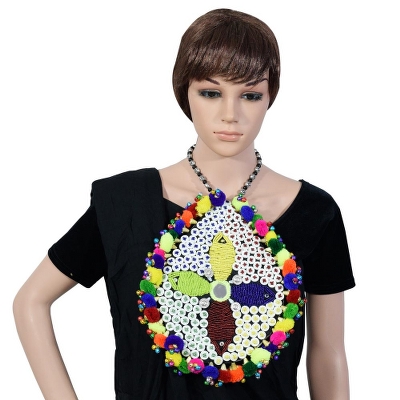 Handmade Sea shell Designer Necklace for Navratri