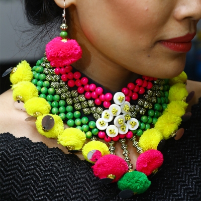 Designer Beads Necklace for Navratri