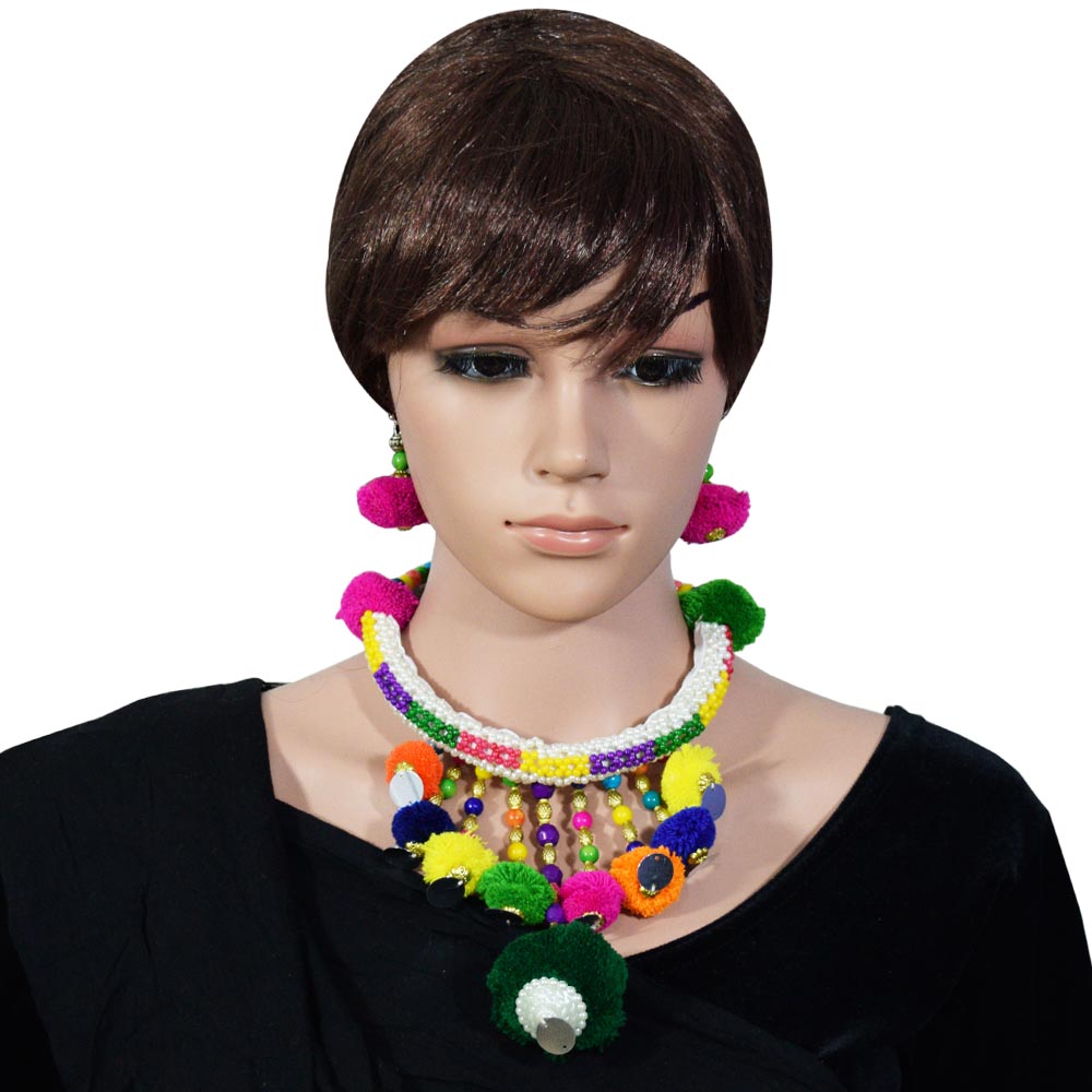 Jeko Moti Designer Necklace for Chaniya Choli