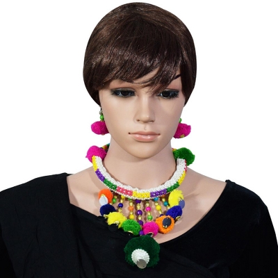 Jeko Moti Designer Necklace for Chaniya Choli