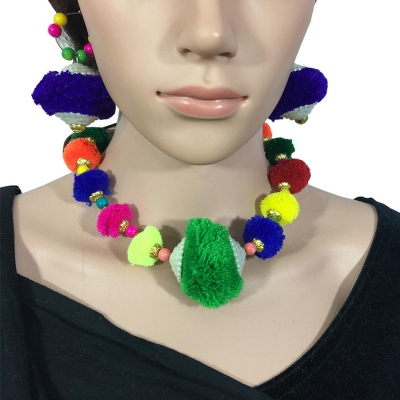 Pom Pom Balls Designer Set for Chaniya Choli