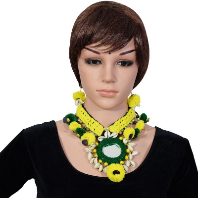 Sea shell Designer Necklace for Chaniya Choli