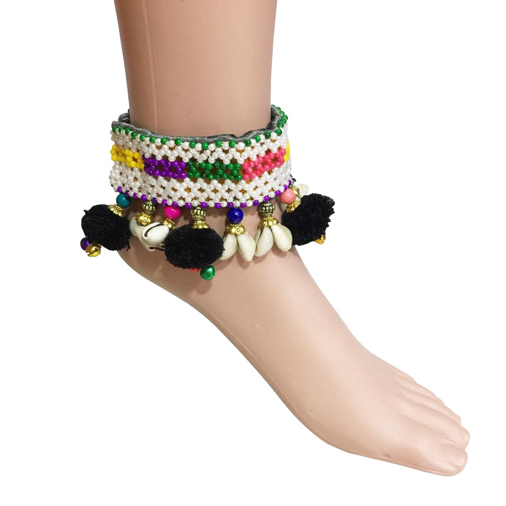 Designer Beads Anklets for Traditional outfit