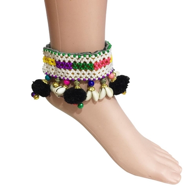 Designer Beads Anklets for Traditional outfit