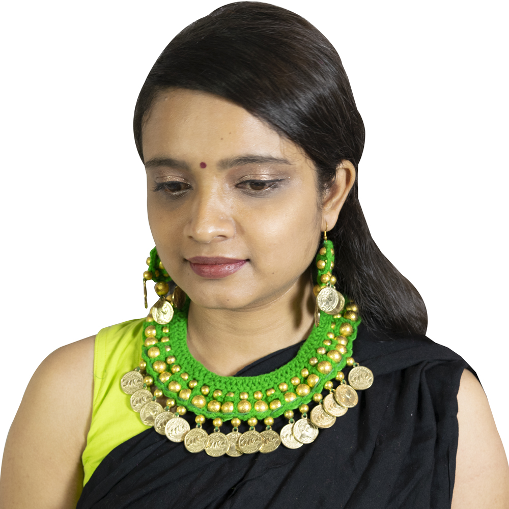 Designer Green Necklace