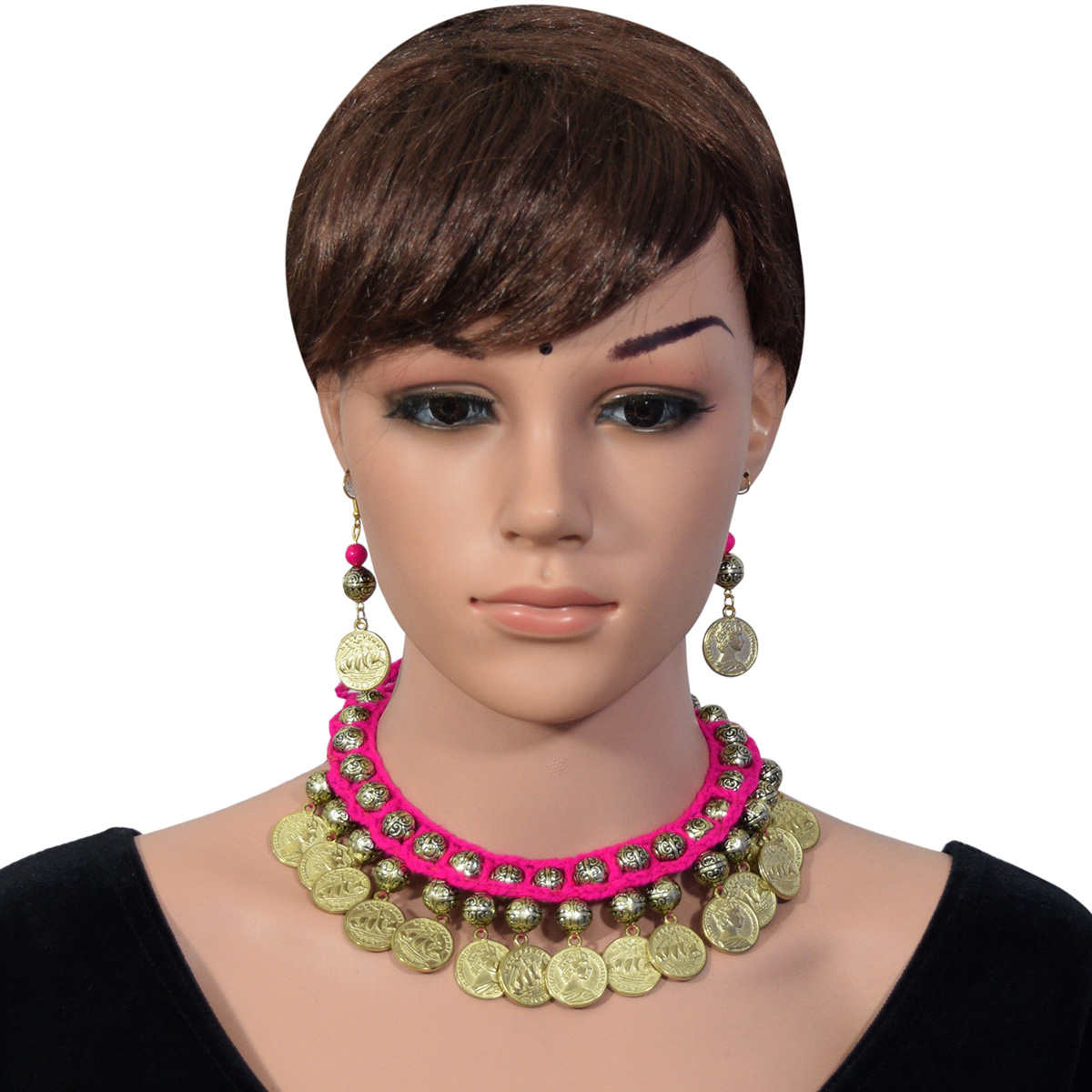 Designer Woolen Threads Necklace