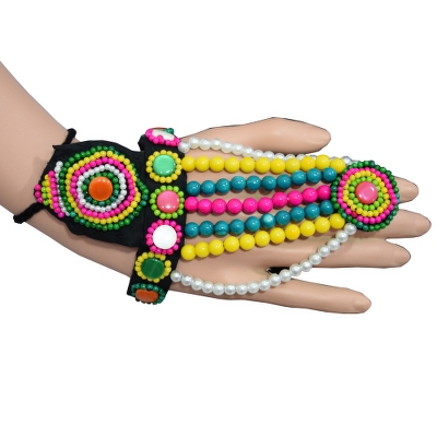 Designer Beads Hand Accessories for Chaniya Choli