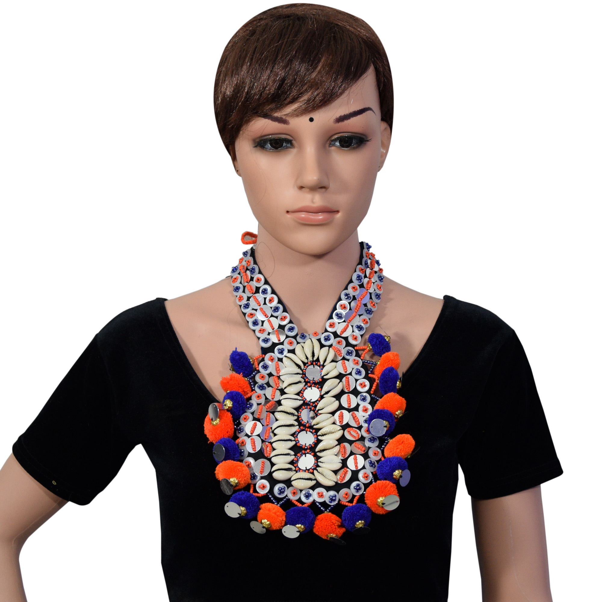 Seashell Designer Necklace for Chaniya Choli