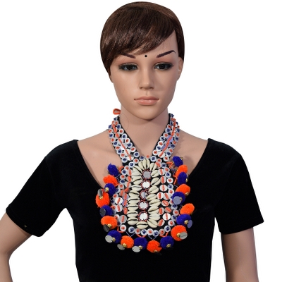 Seashell Designer Necklace for Chaniya Choli