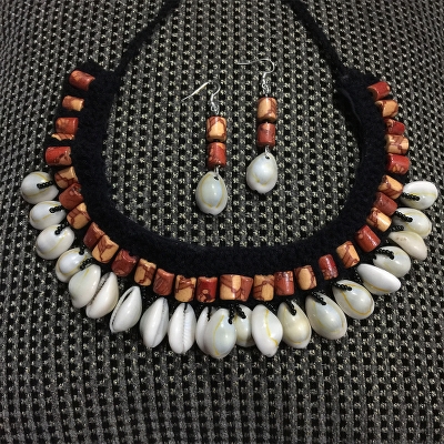 Designer Seashell Necklace for Chaniya Choli