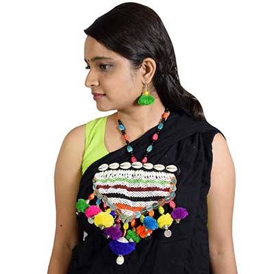 Designer Jeko Moti Necklace for Chaniya Choli