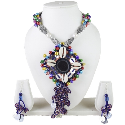 Designer Jeko Moti Necklace for Chaniya Choli