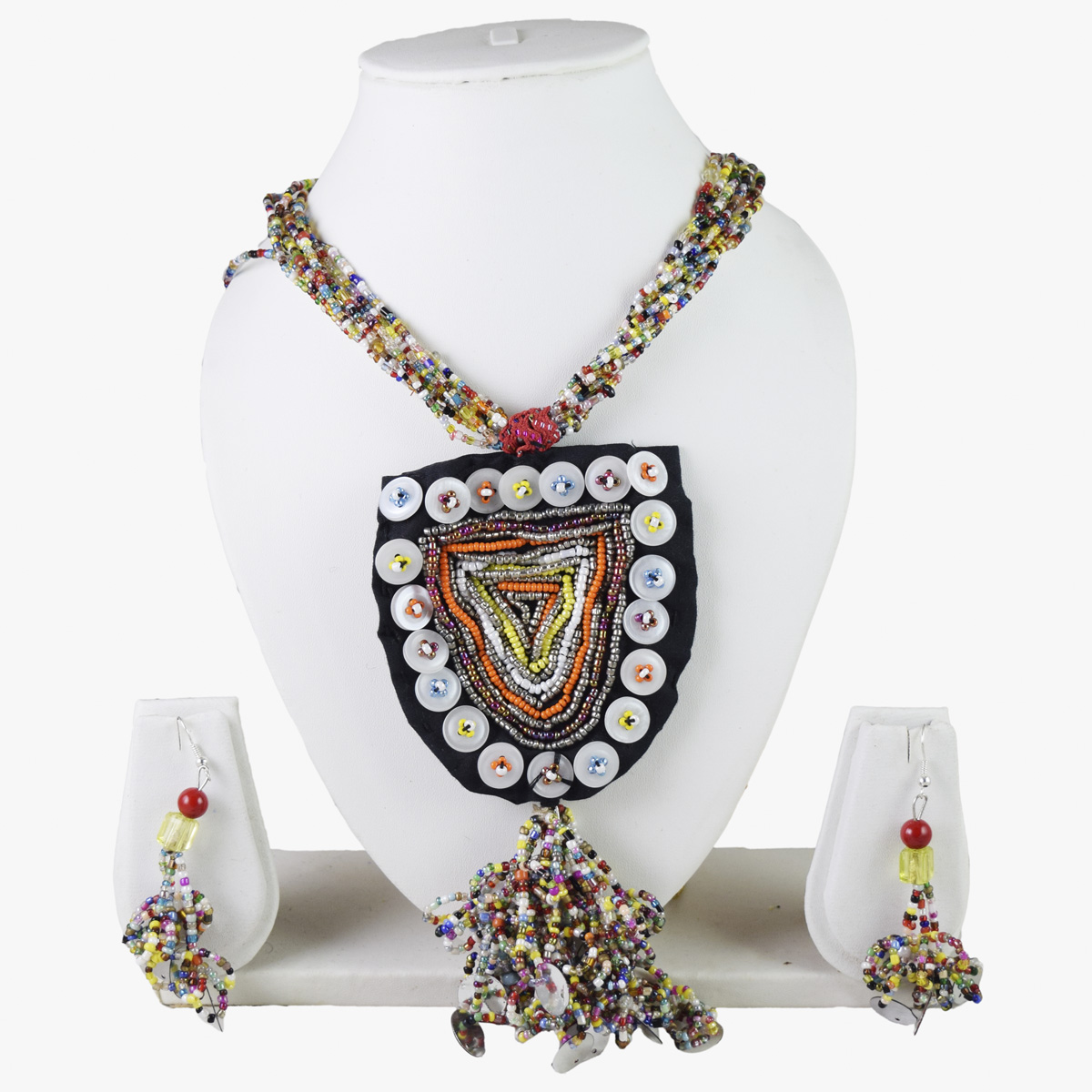 Designer Jeko Moti Necklace for Chaniya Choli