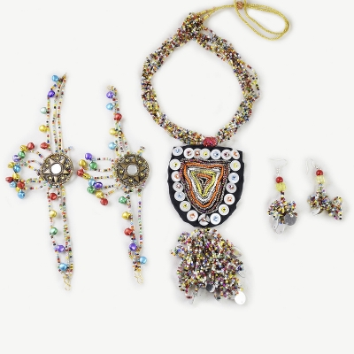 Designer Jeko Moti Necklace for Chaniya Choli